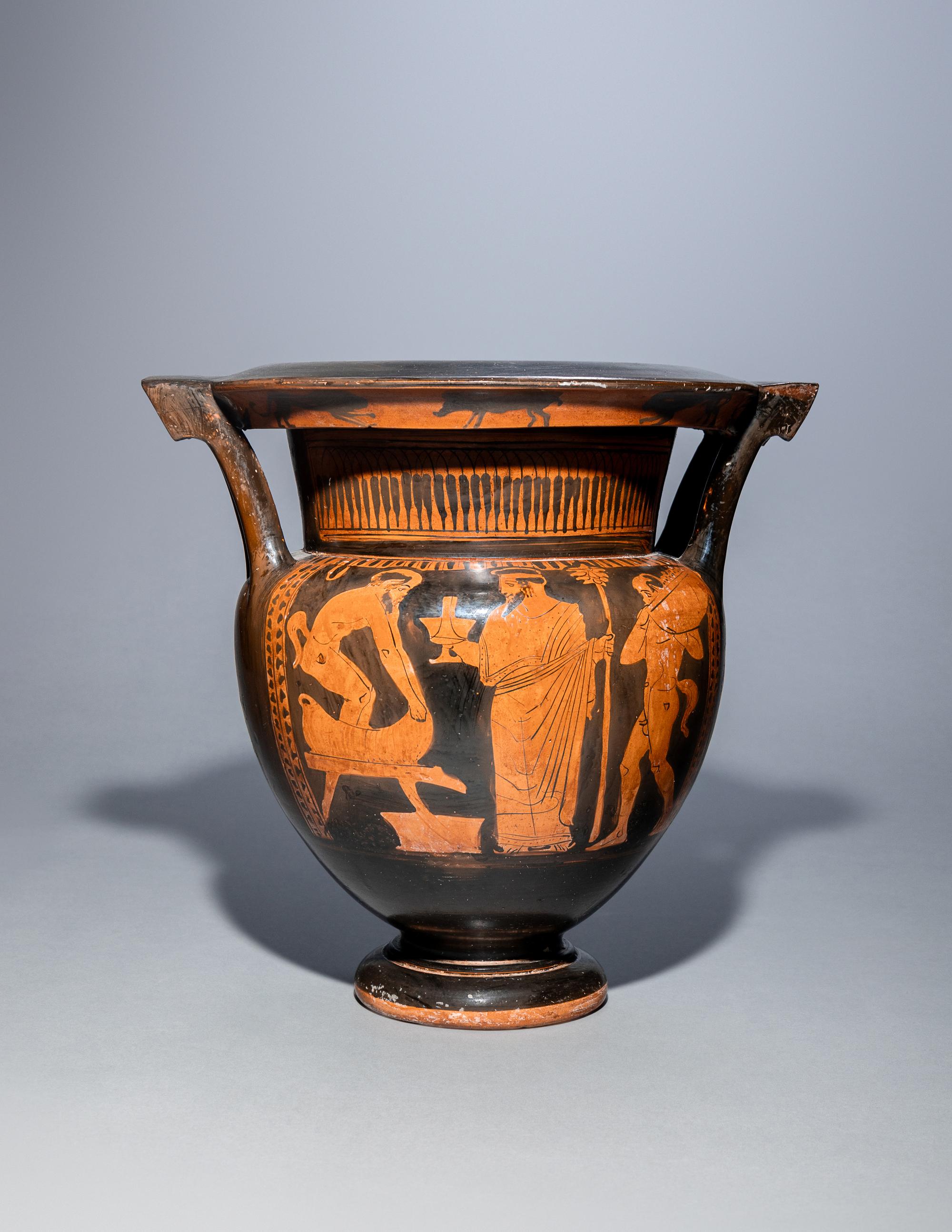 An Attic Red-Figured Column Krater