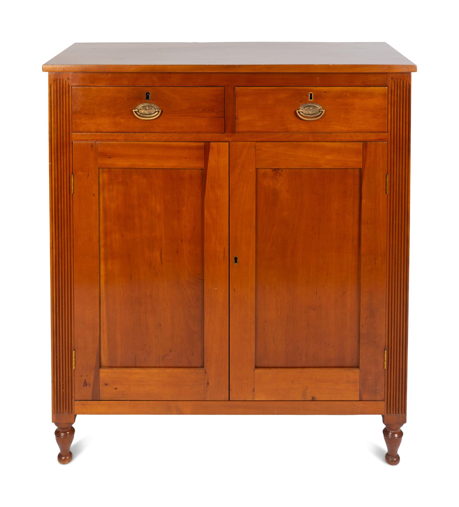 A Federal Style Cherrywood Cabinet