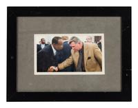 A Group of Six Photographs of Notable Politicians Formerly Displayed at Mike Ditka’s Restaurant