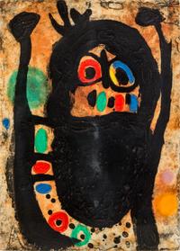 Joan Miró, (Spanish, 1893-1983), La femme aux bijoux, 1968
