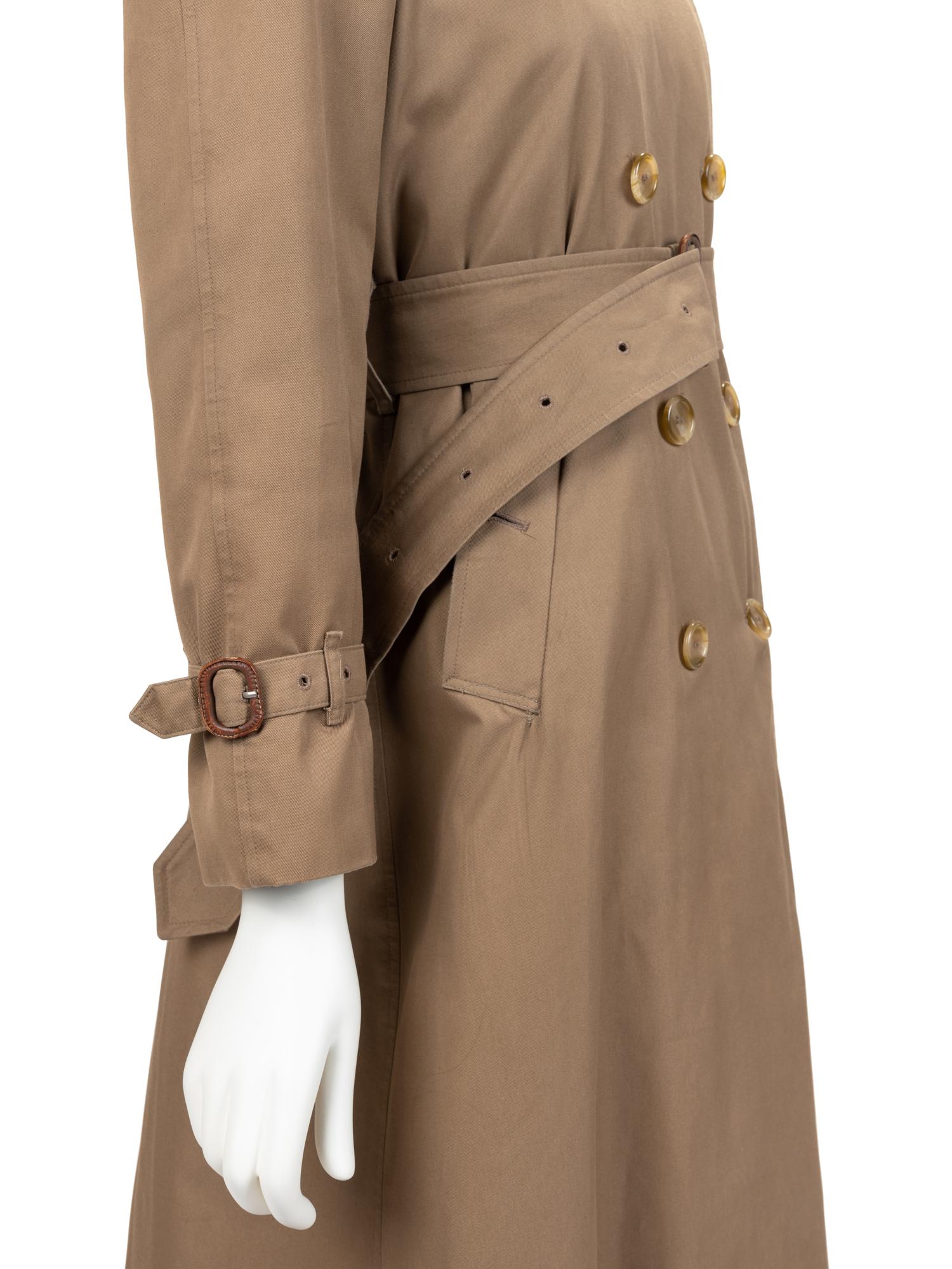 Two Burberry Trench Coats, 1970-1980s