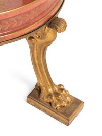 A Sèvres Style Gilt Bronze Mounted Porcelain Jardinière on Stand