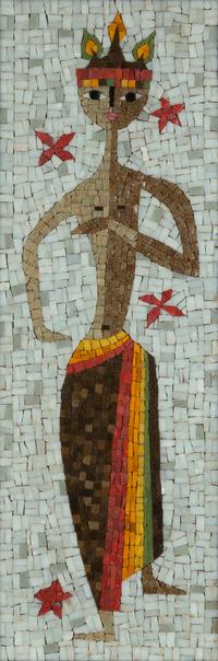 Pair of Wall Mosaics Era Industries, Mexico/USA
