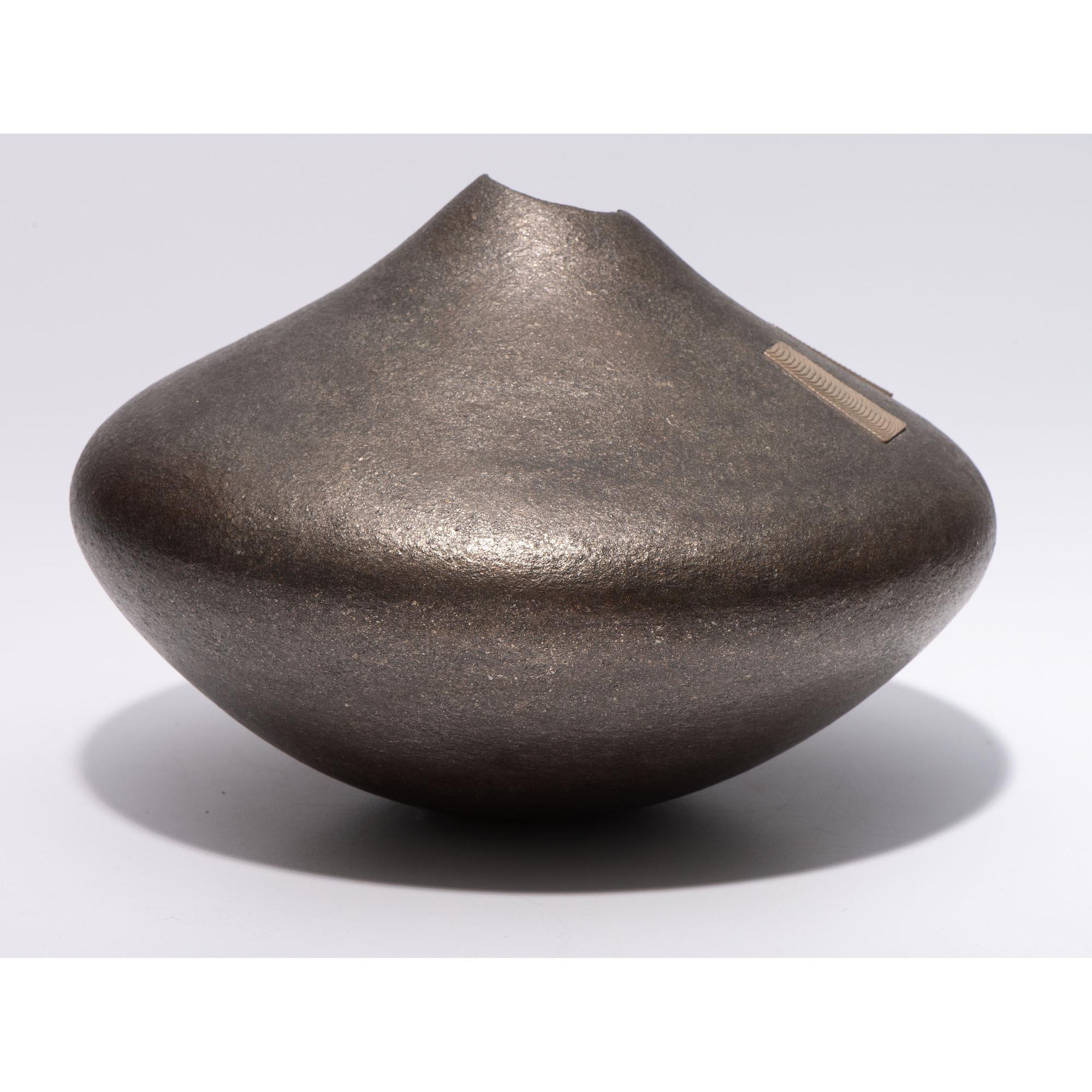 Micaceous Blackware Pottery Jar