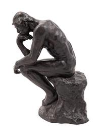Three Patinated Bronze Figures
