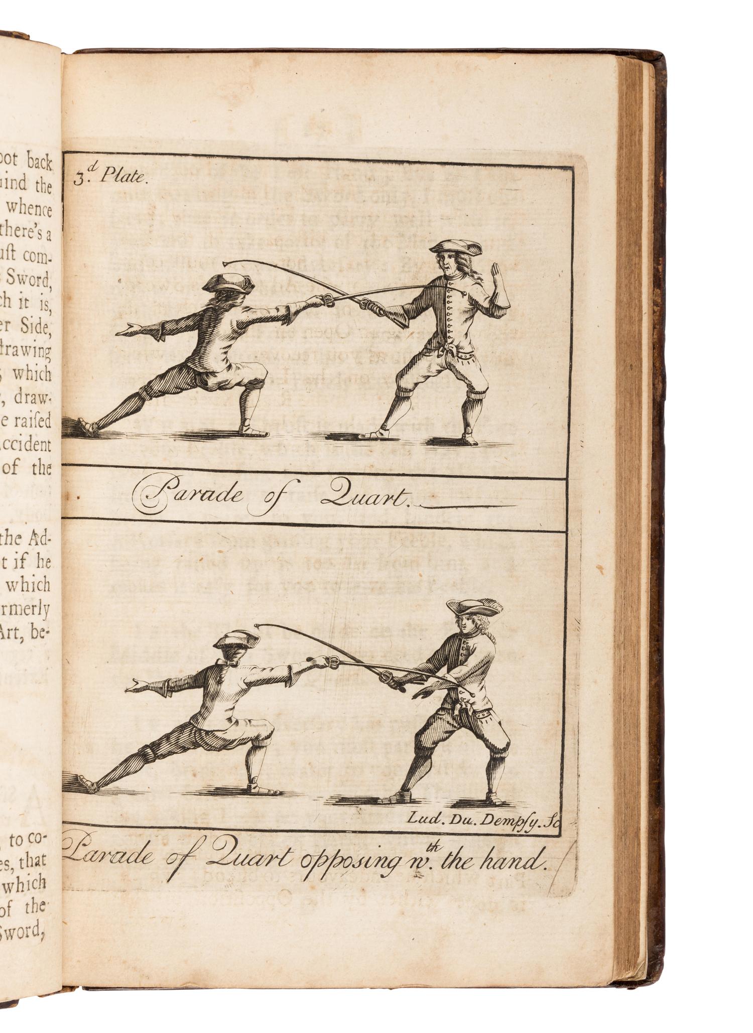 L'ABBAT, Jean. The Art of Fencing, Or, the Use of the Small Sword . Andrew Mahon, translator. Dublin: James Hoey, 1734.