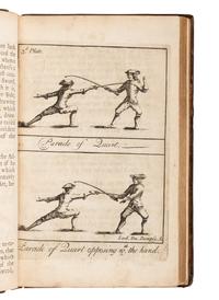 L'ABBAT, Jean. The Art of Fencing, Or, the Use of the Small Sword . Andrew Mahon, translator. Dublin: James Hoey, 1734.