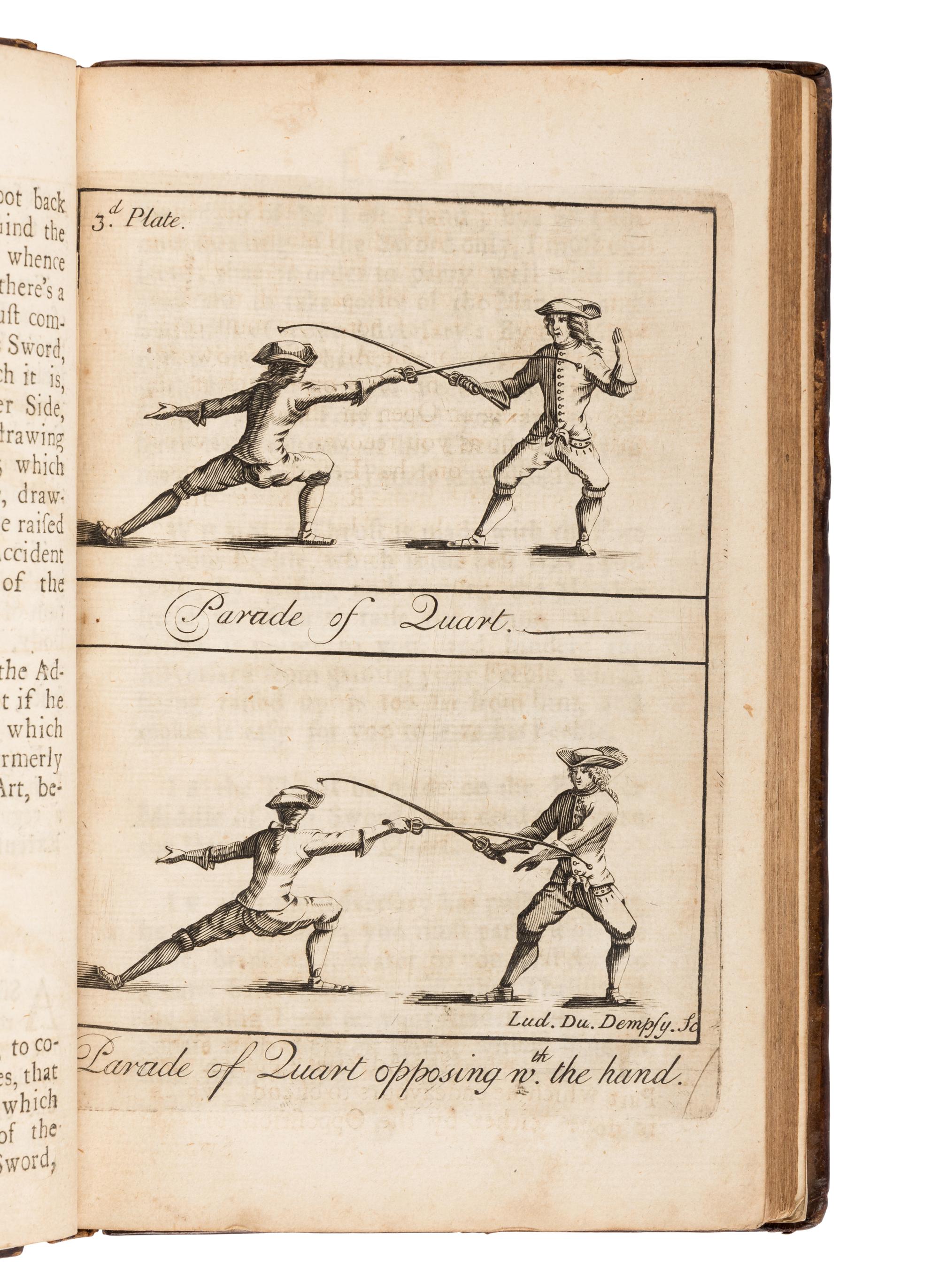 L'ABBAT, Jean. The Art of Fencing, Or, the Use of the Small Sword . Andrew Mahon, translator. Dublin: James Hoey, 1734.