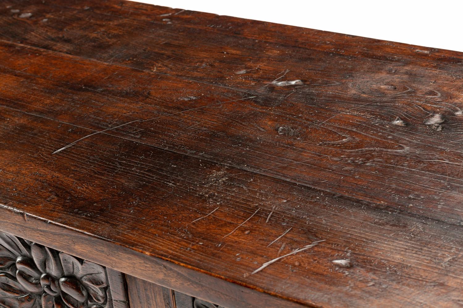 A Spanish Renaissance Style Walnut Table