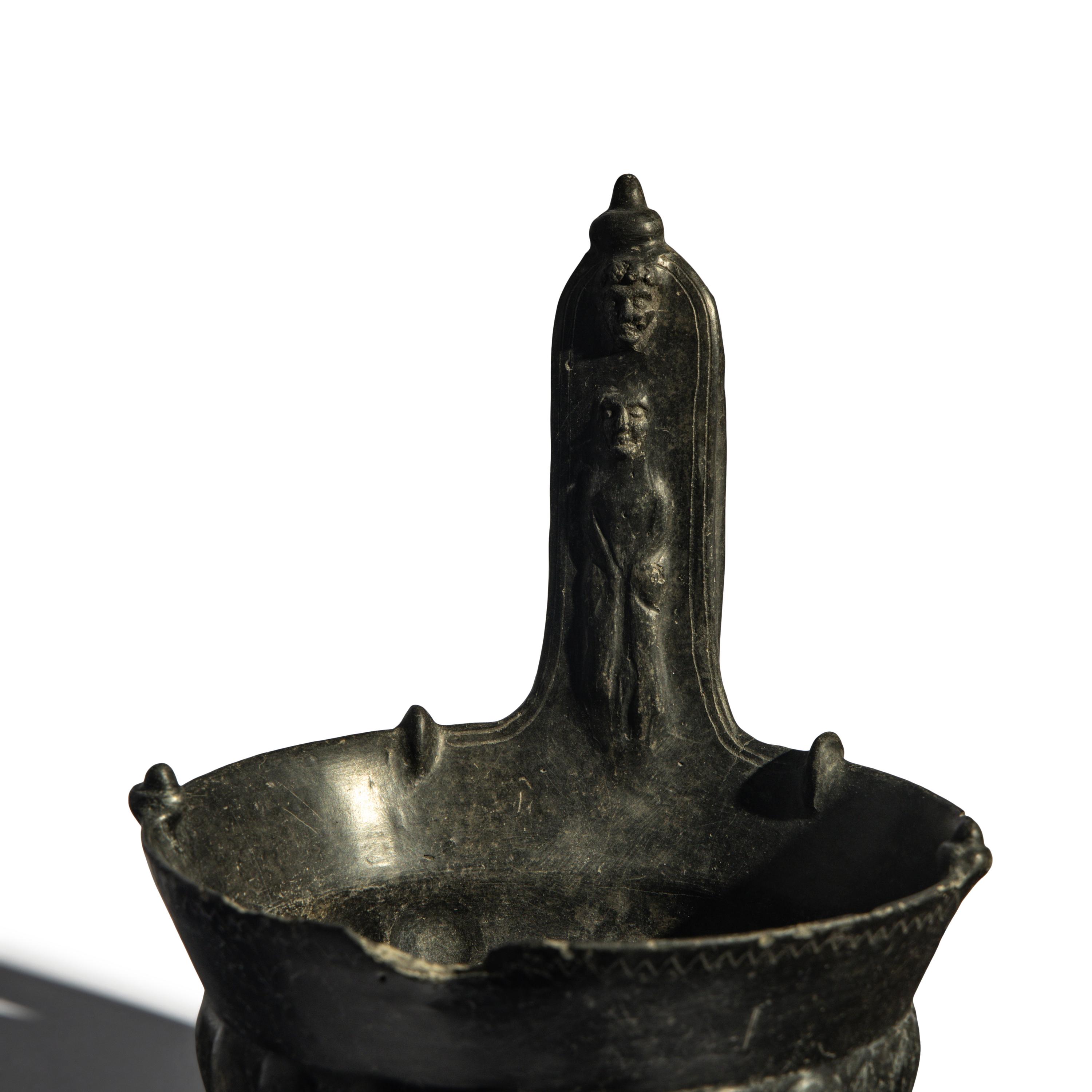 An Etruscan Bucchero Kyathos