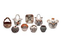 Group of Assorted Acoma and Laguna Pottery