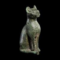 An Egyptian Bronze Cat