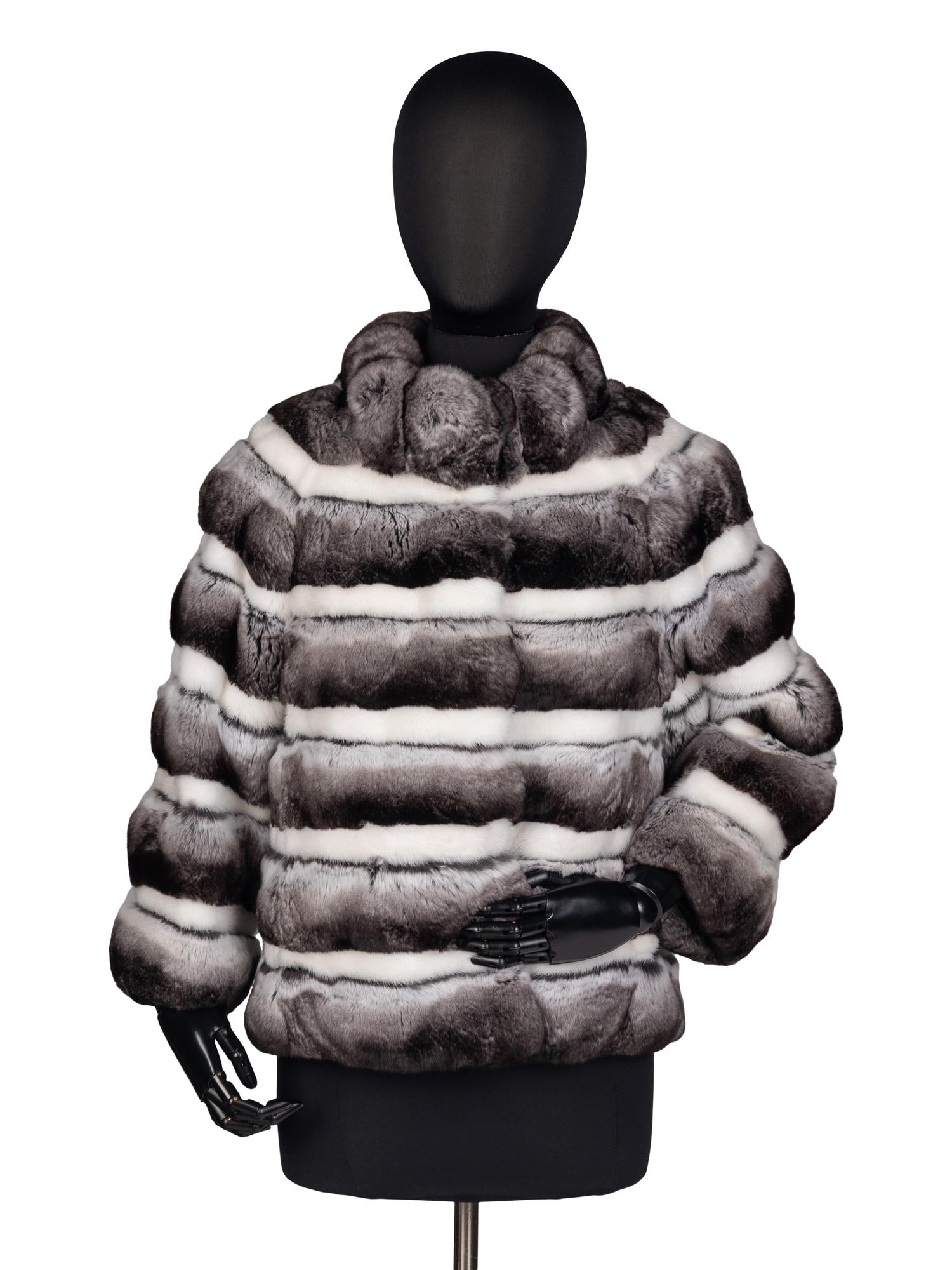 Gorski Chinchilla and Mink Jacket