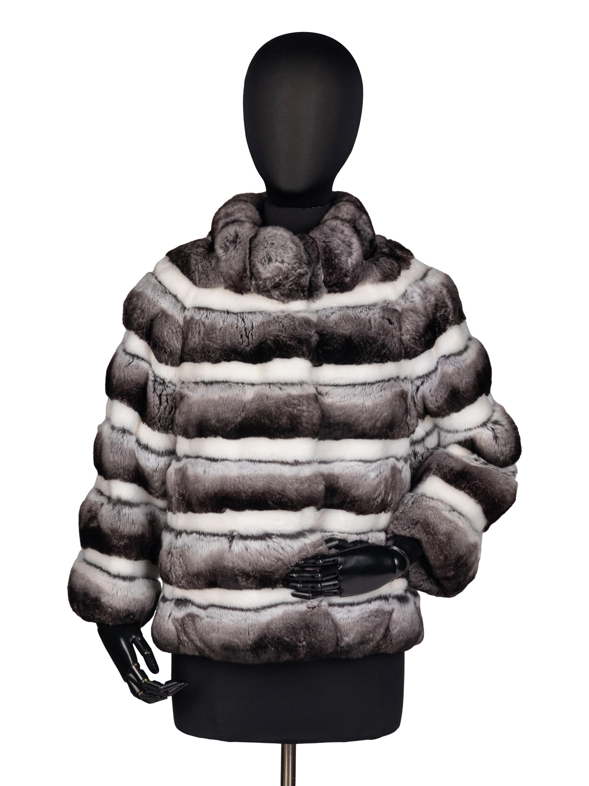 Gorski Chinchilla and Mink Jacket