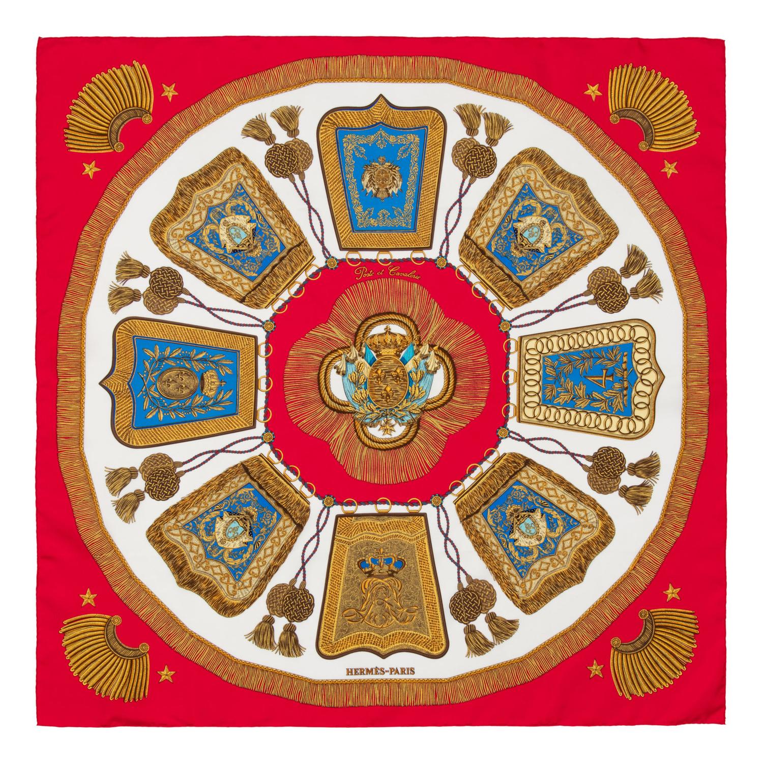 Three Hermès 90cm Silk Scarf, Carré
