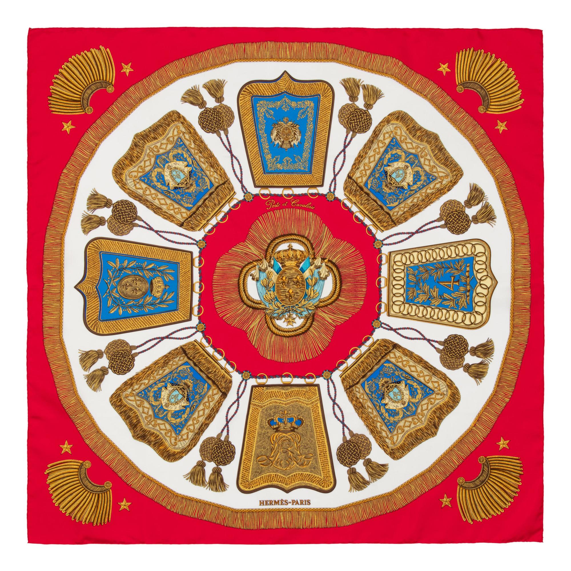 Three Hermès 90cm Silk Scarf, Carré