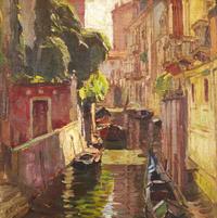 Das rote Haus in Venedig (The Red House in Venice), c. 1924