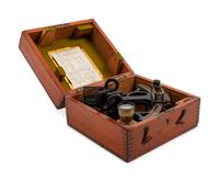 An English Patinated Bronze Sextant