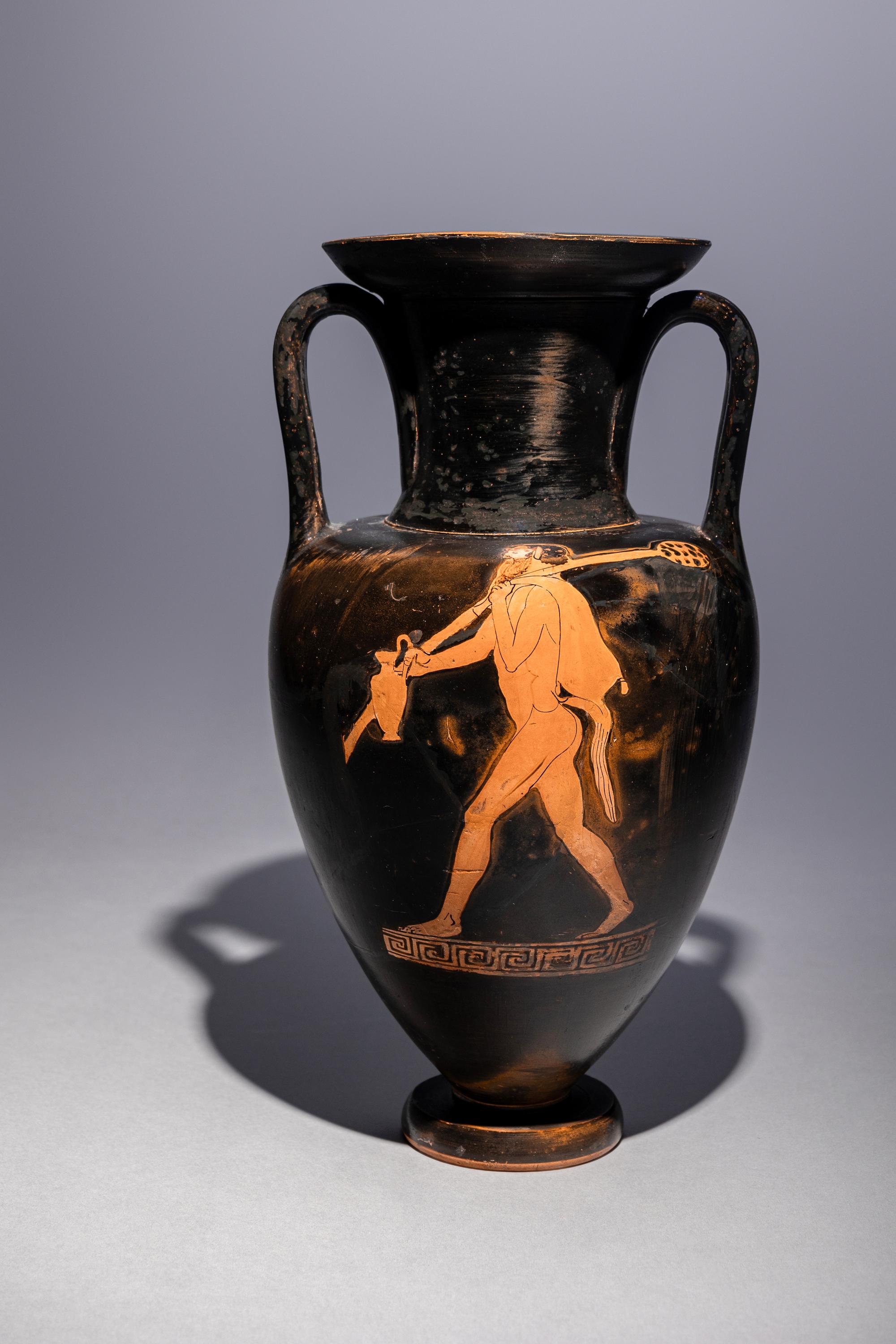 An Attic Red-Figured Nolan Amphora