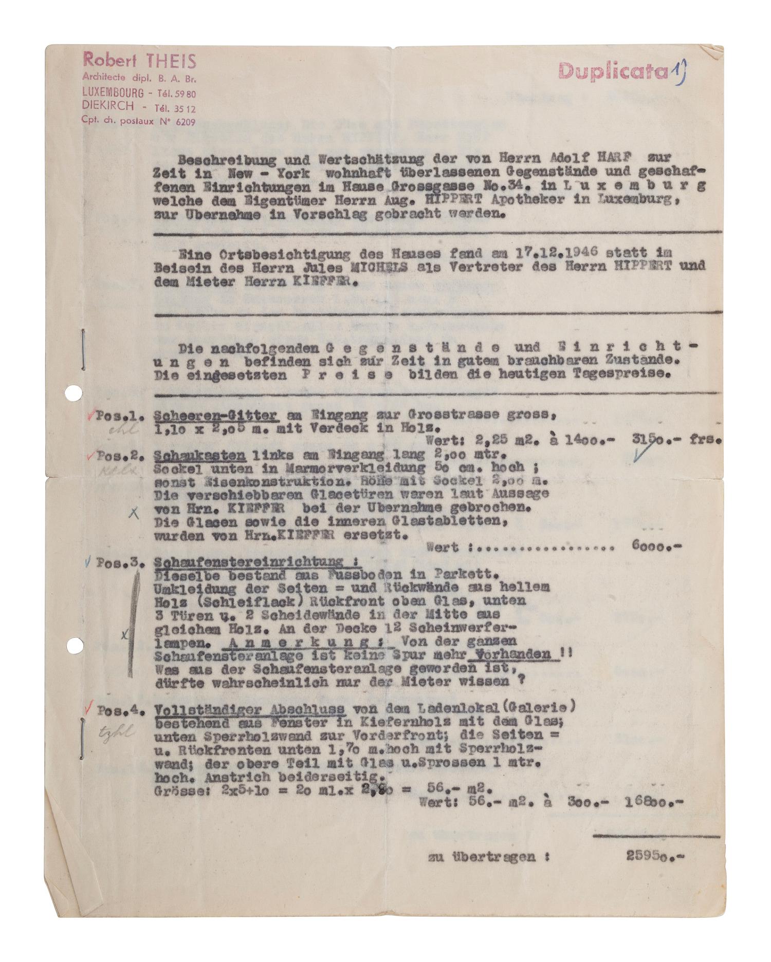 [WORLD WAR II]. Sergeant Frederic H. Harf archive incl. photographs and Holocaust-related documents