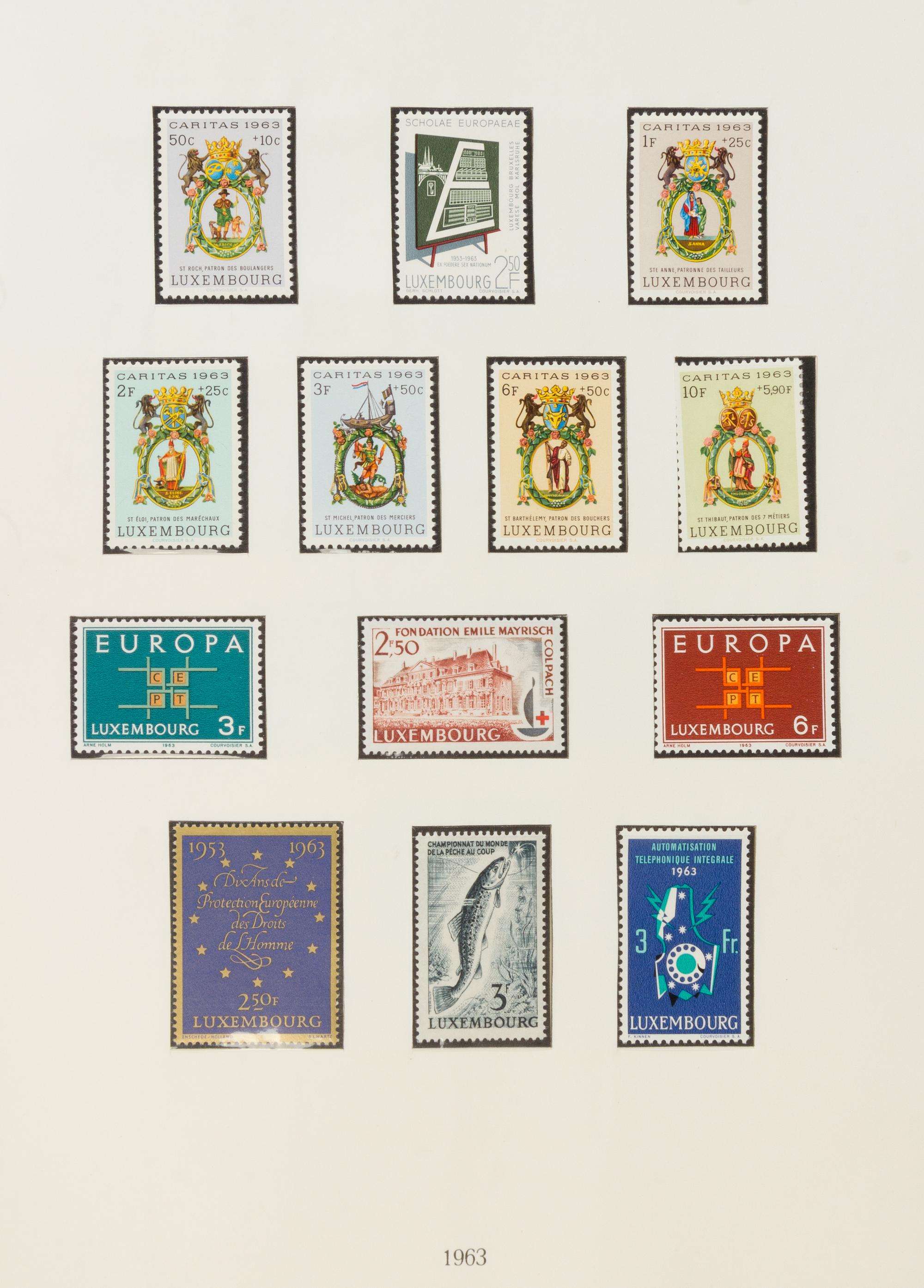 A Collection of Luxembourg Postage Stamps — LIGHTHOUSE STAMP ALBUM-No. 317SF1921-1967