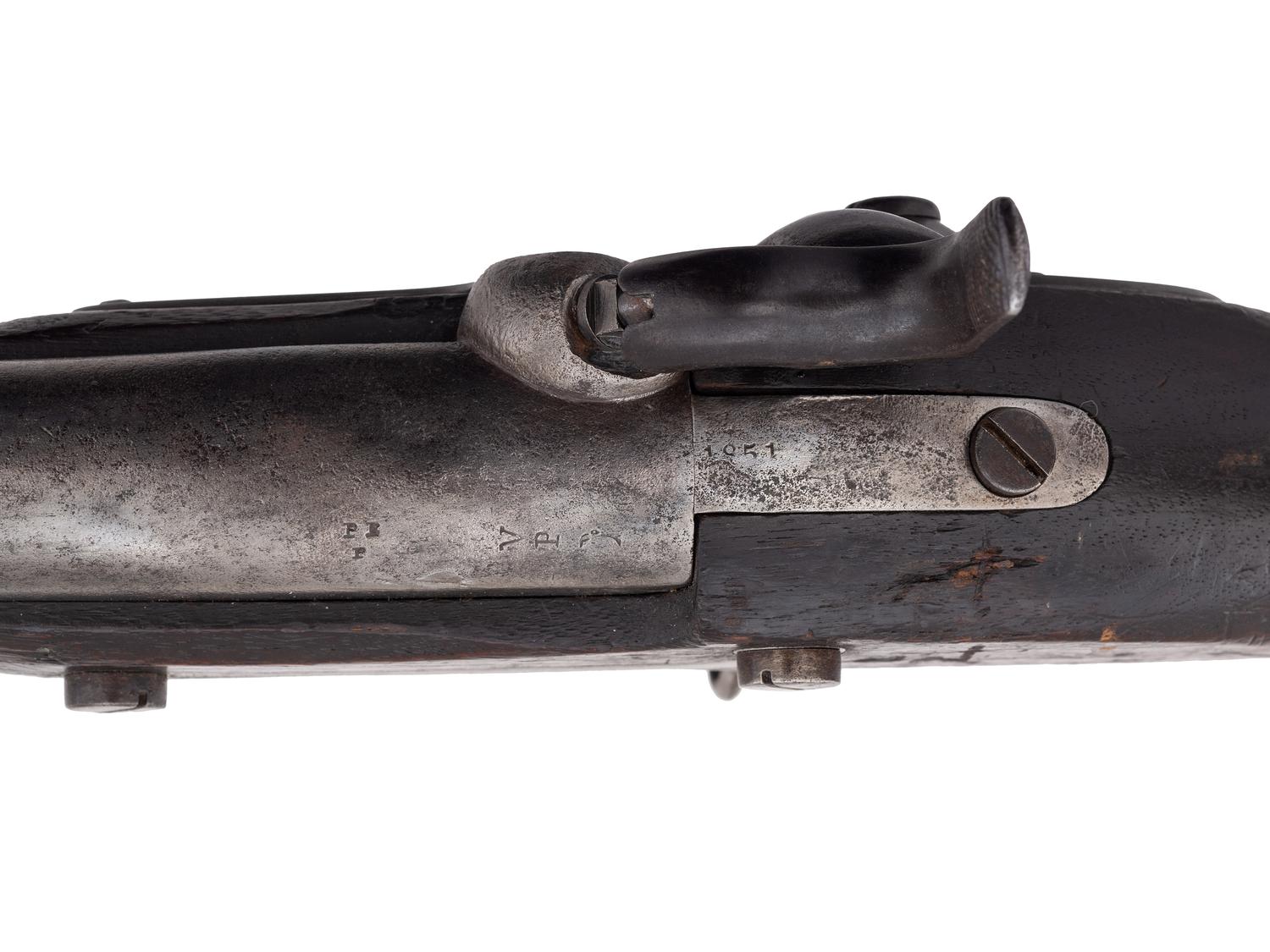 [CIVIL WAR]. US Model 1842 musket by Harpers Ferry with bayonet.