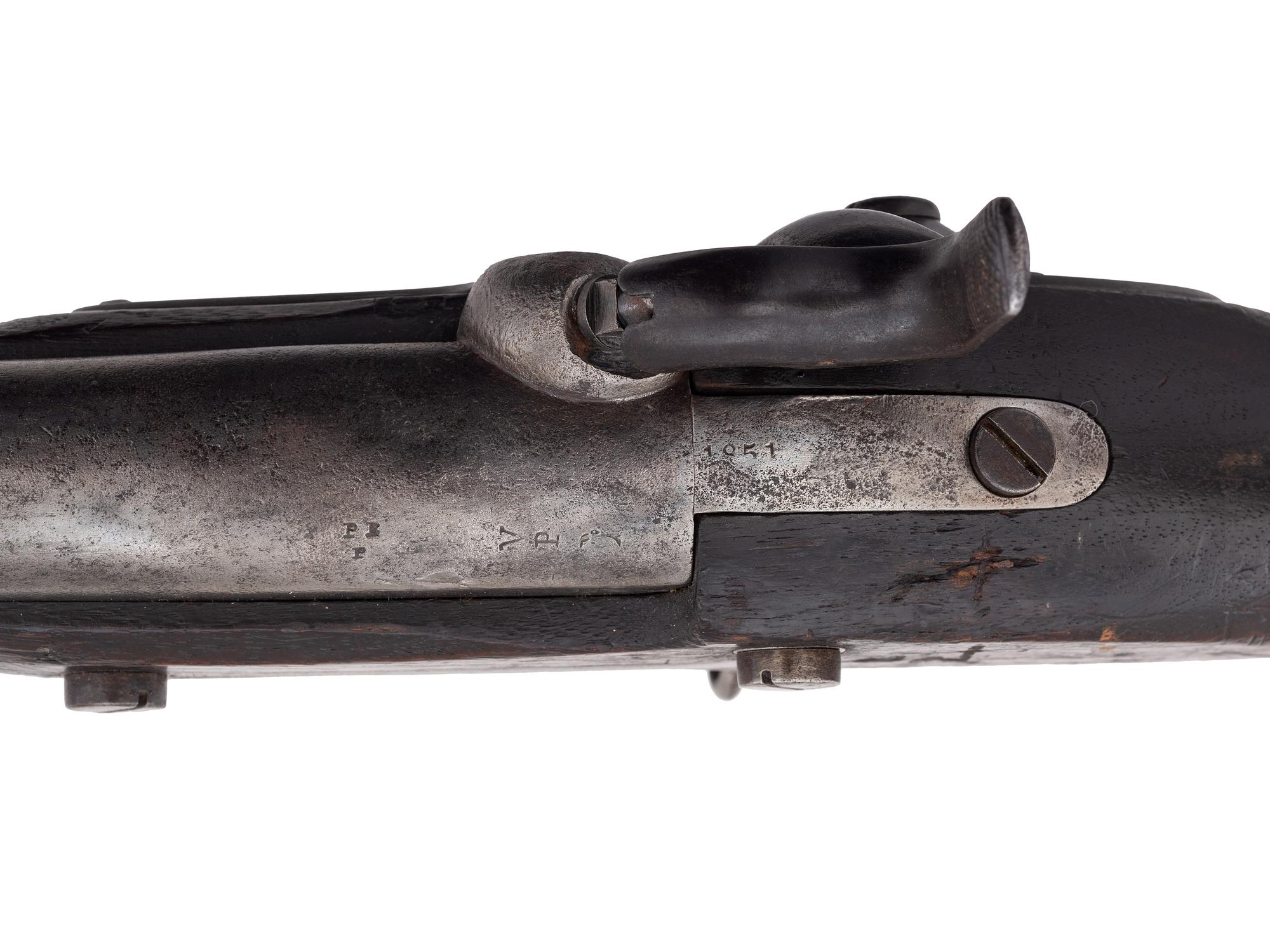 [CIVIL WAR]. US Model 1842 musket by Harpers Ferry with bayonet.