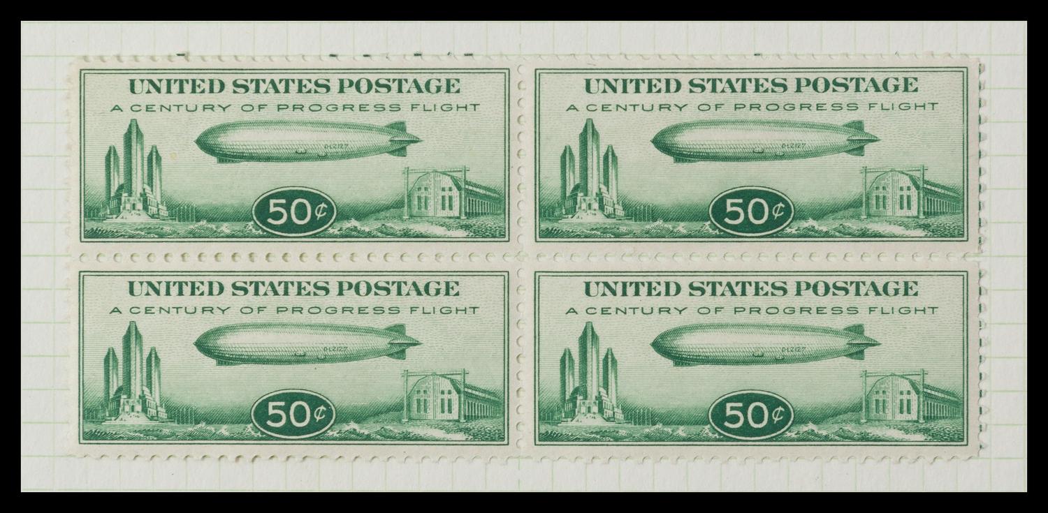 A Collection of United States Airmail Stamps — 1918-1929