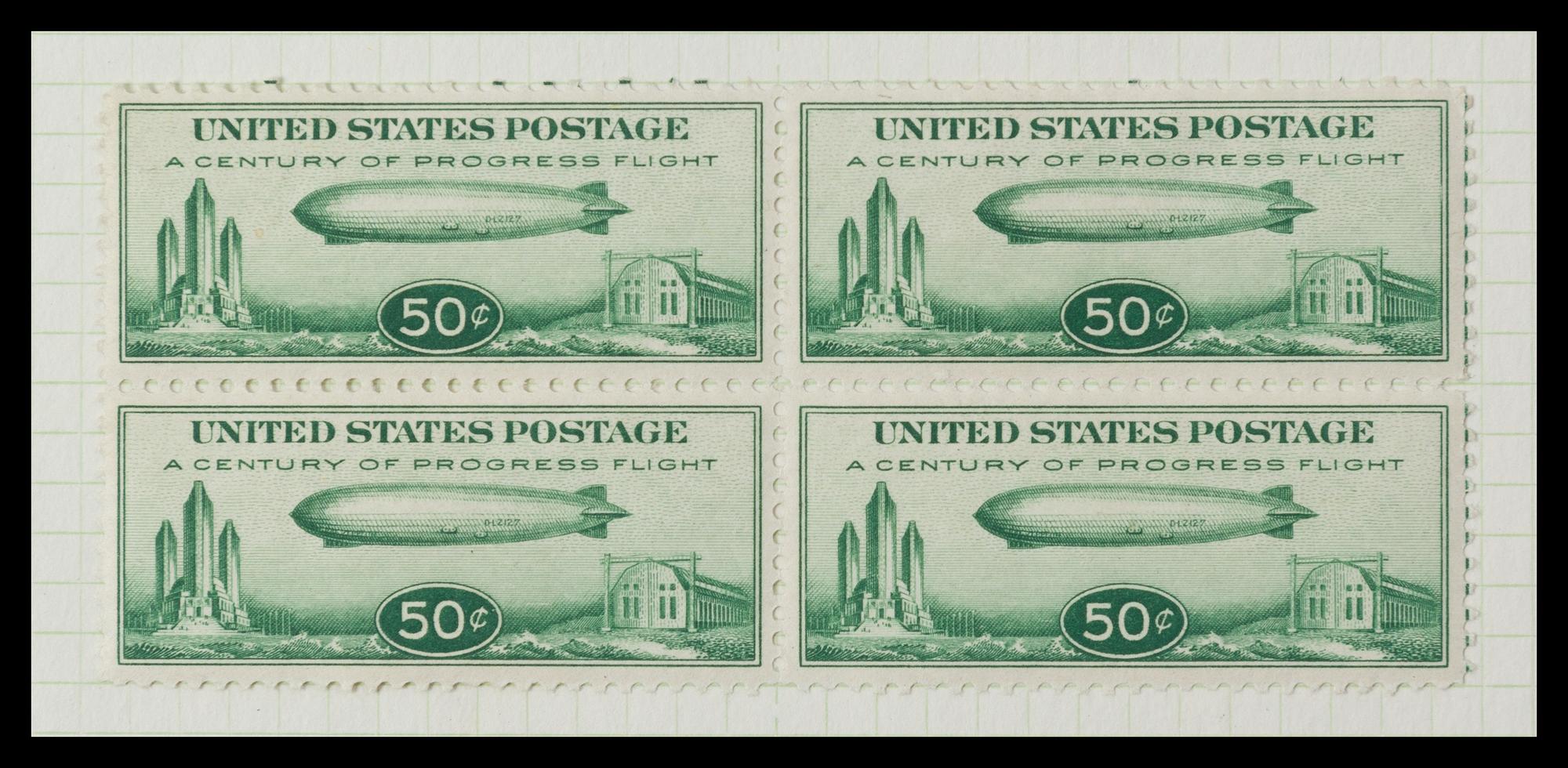 A Collection of United States Airmail Stamps — 1918-1929