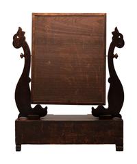A William IV Mahogany Gentleman's Dressing Mirror