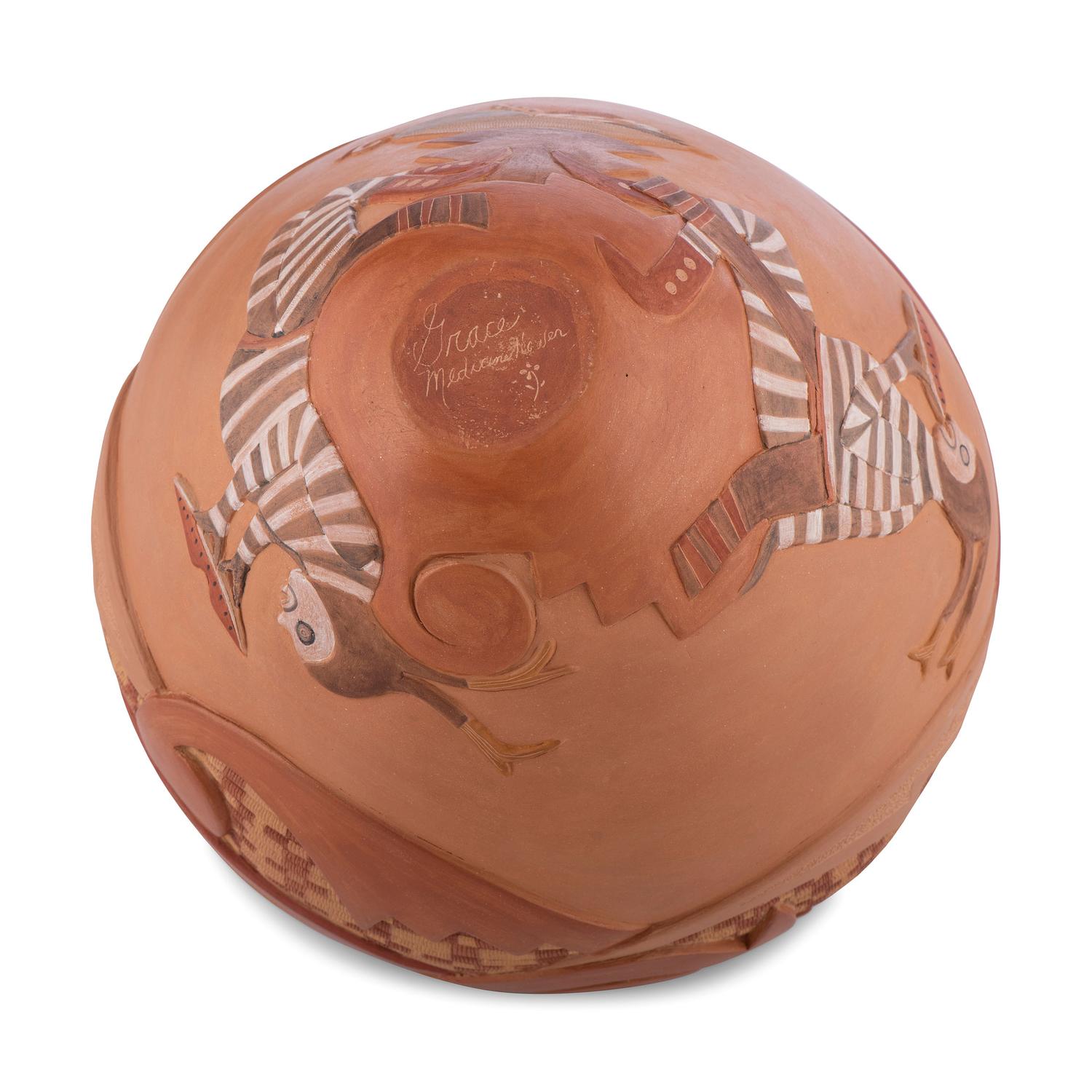 Lidded Trinket Basket, with "Porcupine Twists"