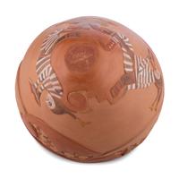 Lidded Trinket Basket, with "Porcupine Twists"