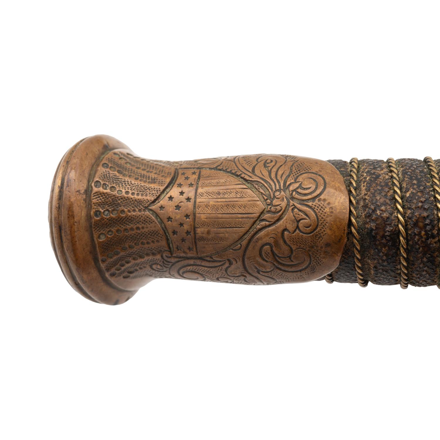 The US Model 1850 Staff & Field Officers Sword & the Model 1860 Staff & Field Officers Sword of Major, later General Gustavus Sniper - 101st NYV and later 185th NYV