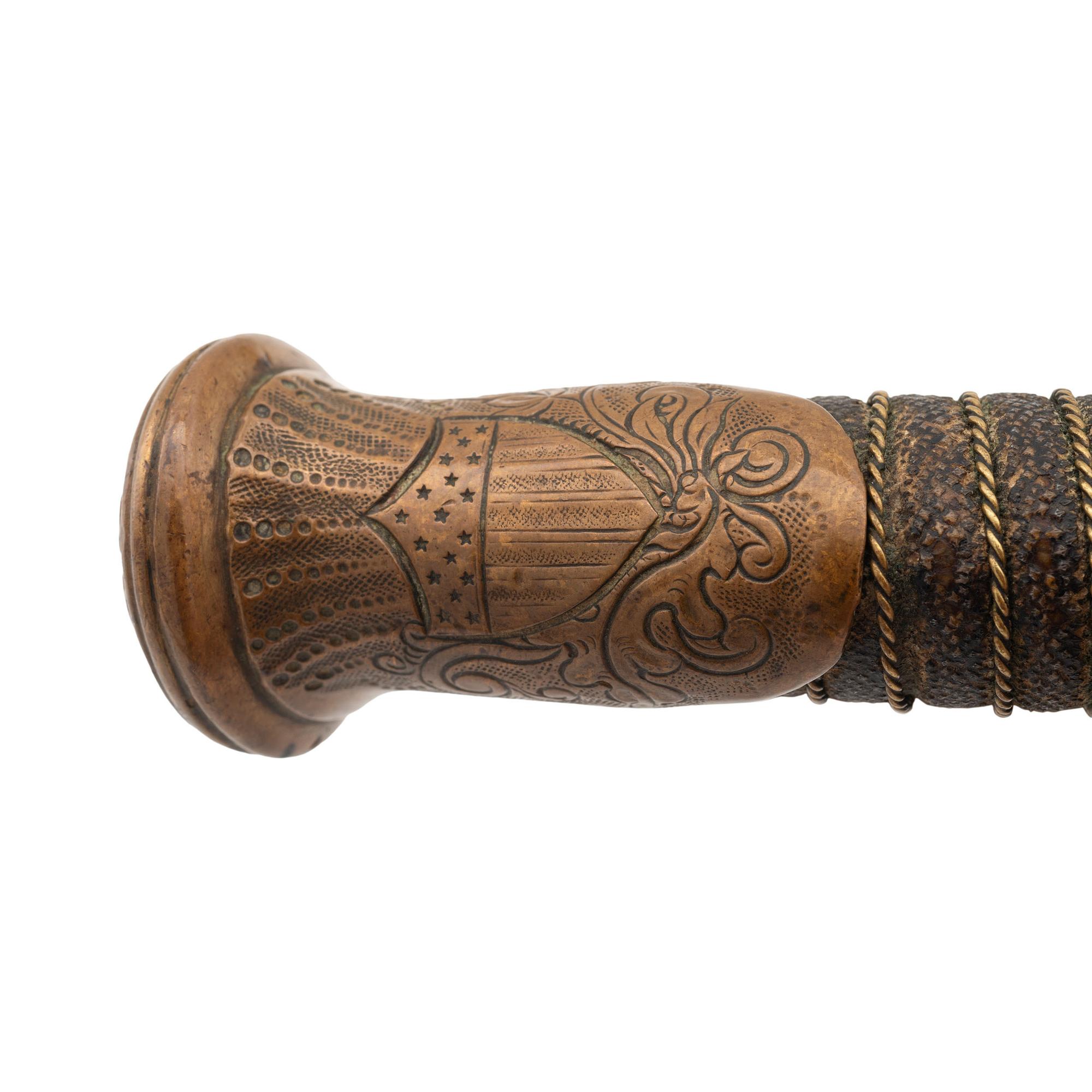 The US Model 1850 Staff & Field Officers Sword & the Model 1860 Staff & Field Officers Sword of Major, later General Gustavus Sniper - 101st NYV and later 185th NYV
