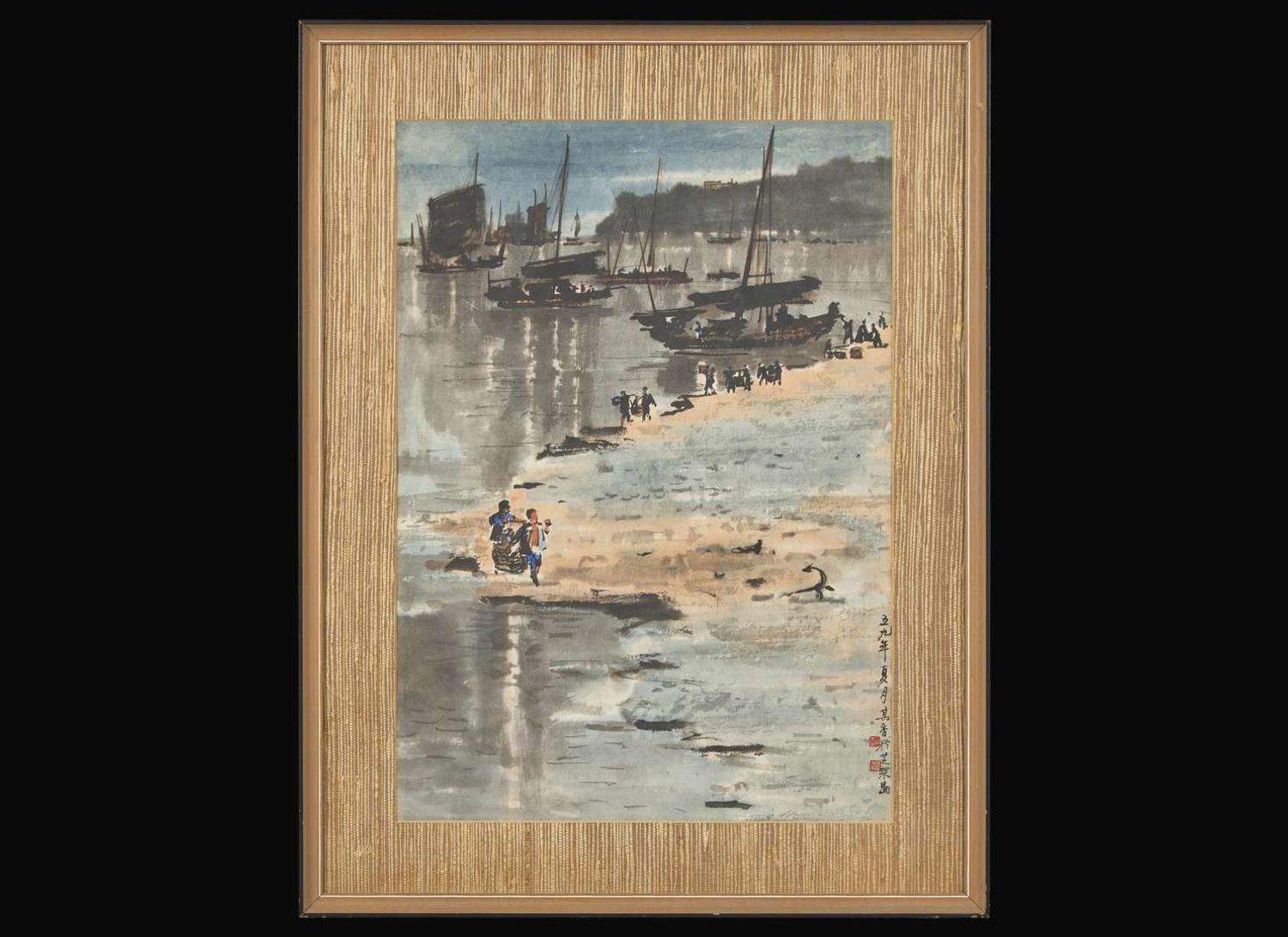 Zong Qixiang (Chinese 1917-1999) 宗其香 (中國1917-1999) 水鄉