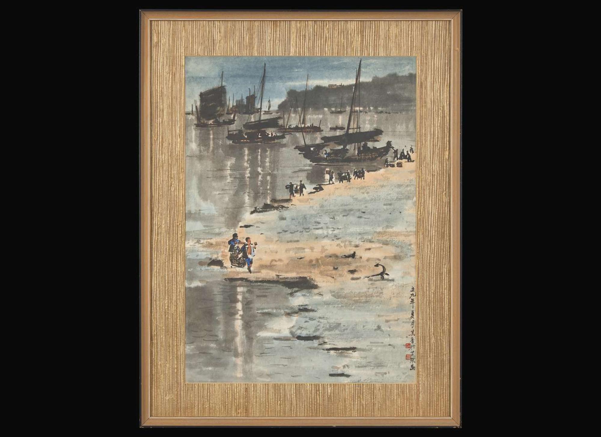 Zong Qixiang (Chinese 1917-1999) 宗其香 (中國1917-1999) 水鄉