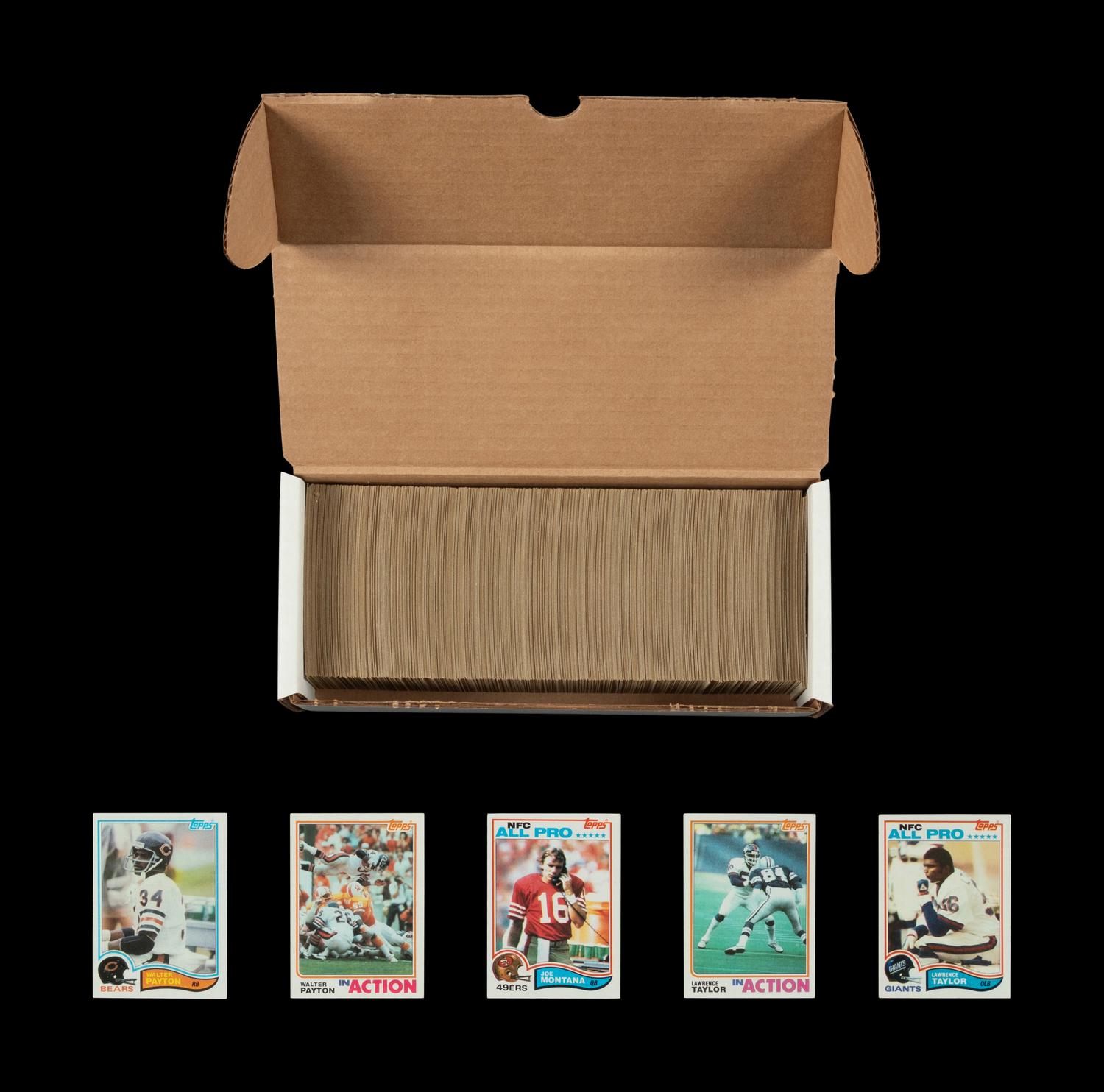 A Complete Set of 1982 Topps Football Cards (528/528)