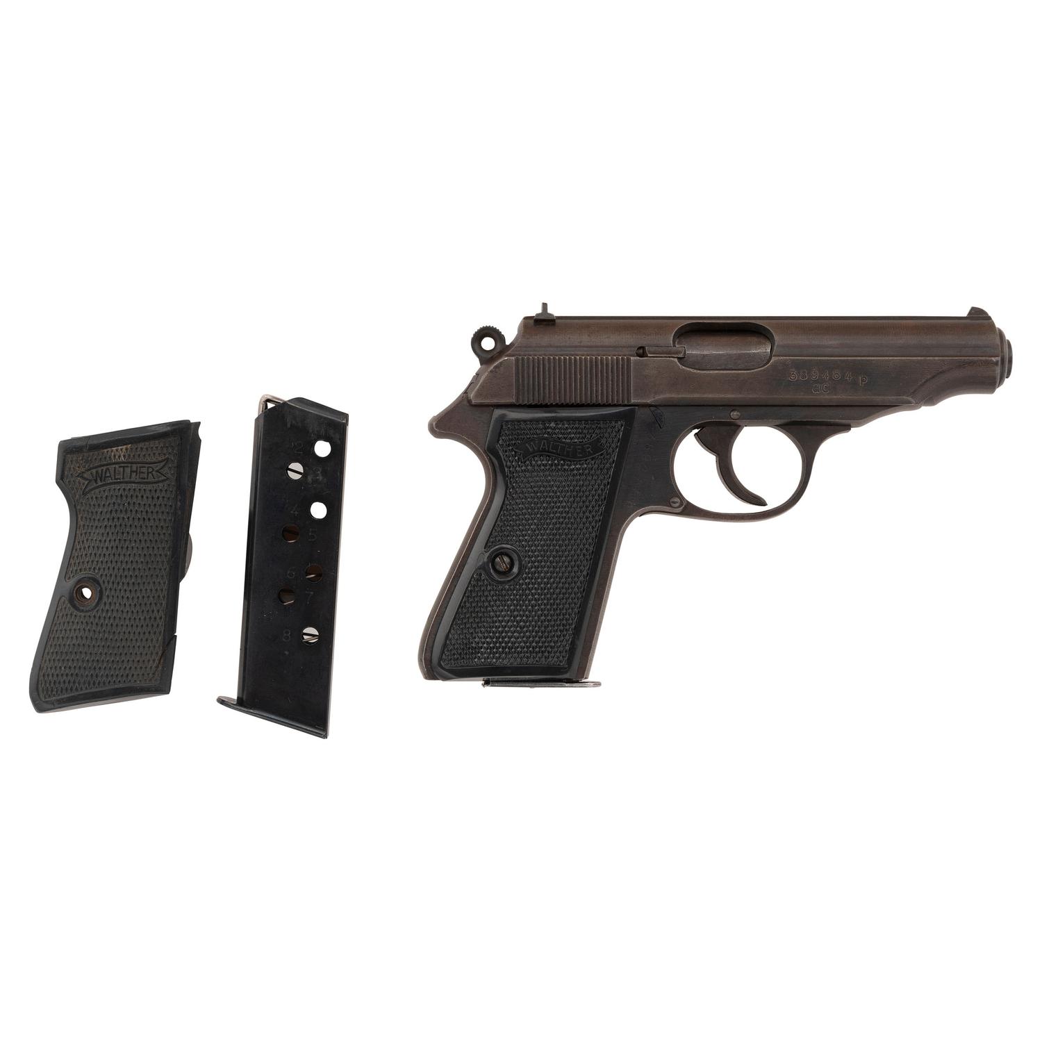 ** Walther PP ac Code Possibly GI Assembled with Two Magazines and Extra Grips