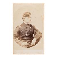 [African American]. [Shaw, Robert Gould (1837-1863)]. -- Whipple, John Adams (1822-1891), photographer. CDV of Robert Gould Shaw. 1863.