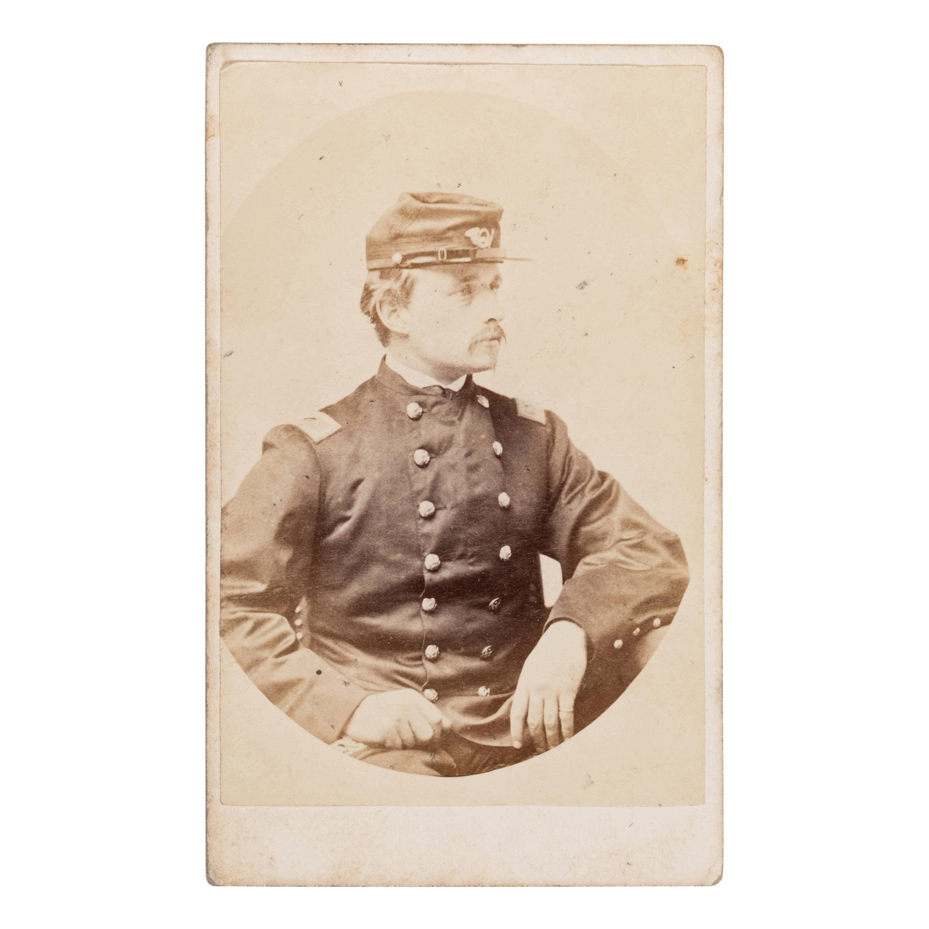 [African American]. [Shaw, Robert Gould (1837-1863)]. -- Whipple, John Adams (1822-1891), photographer. CDV of Robert Gould Shaw. 1863.