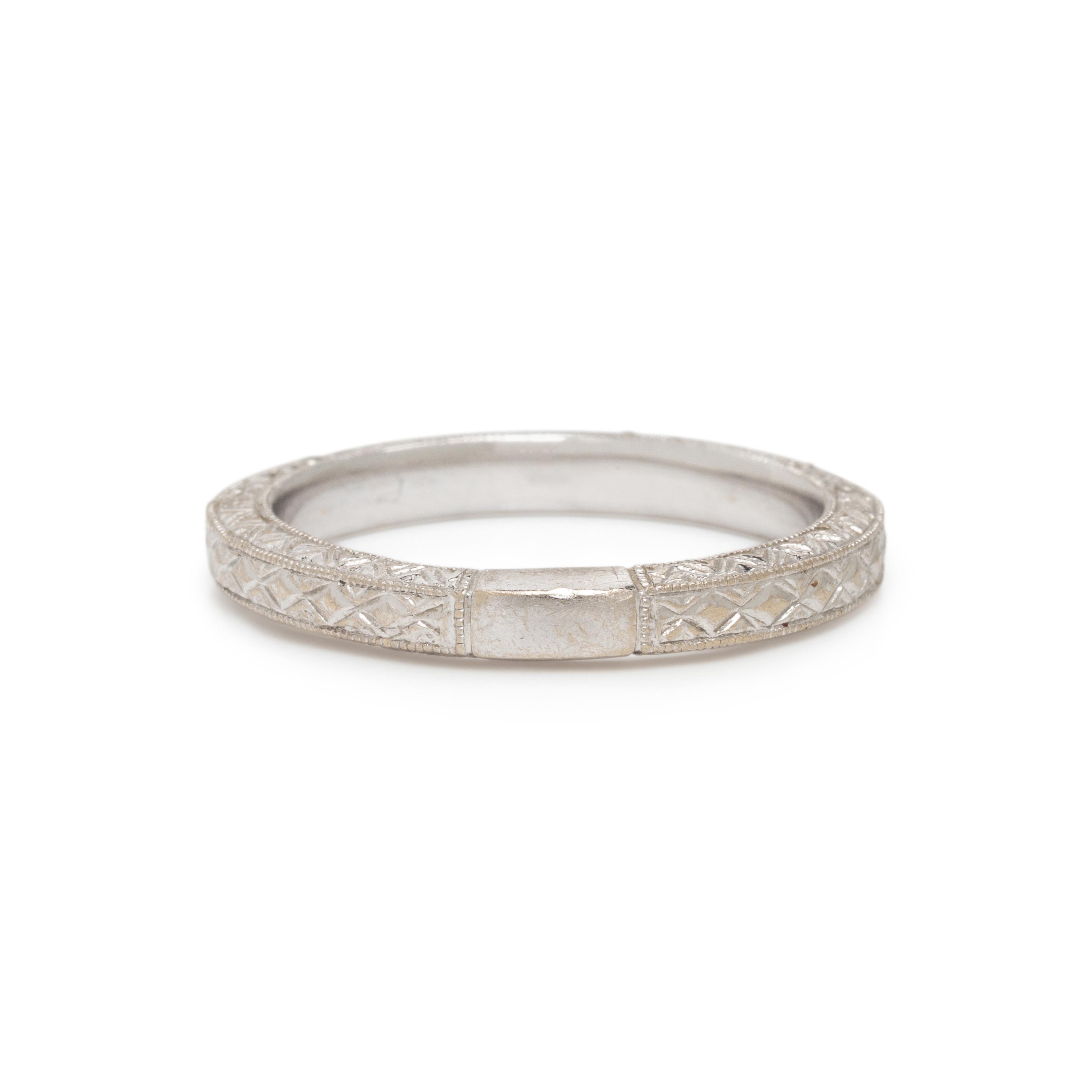Two Diamond and White Gold Rings