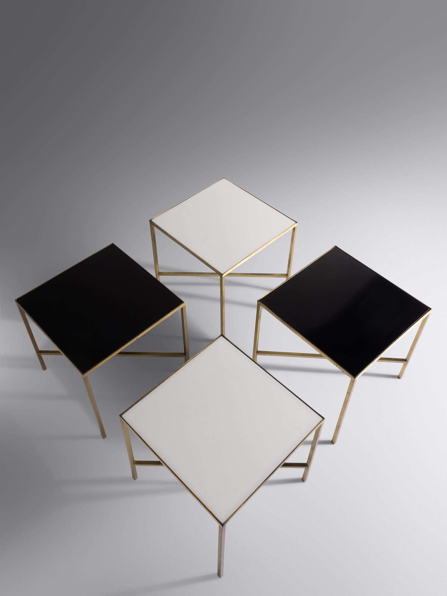Set of Four Side Tables