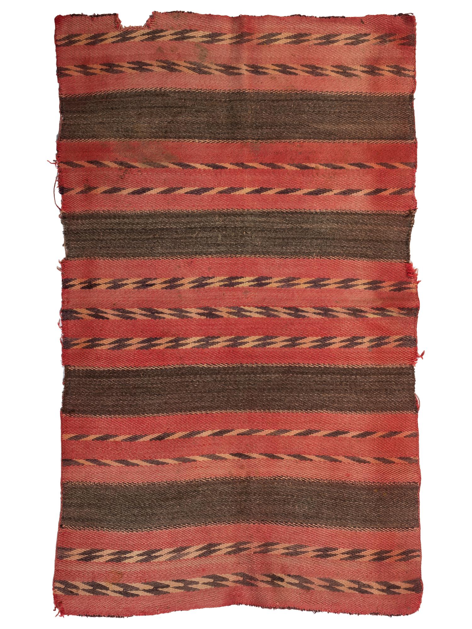 Navajo Twill Weave Double Saddle Blanket / Rug