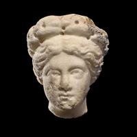 A Roman Marble Head of a Woman