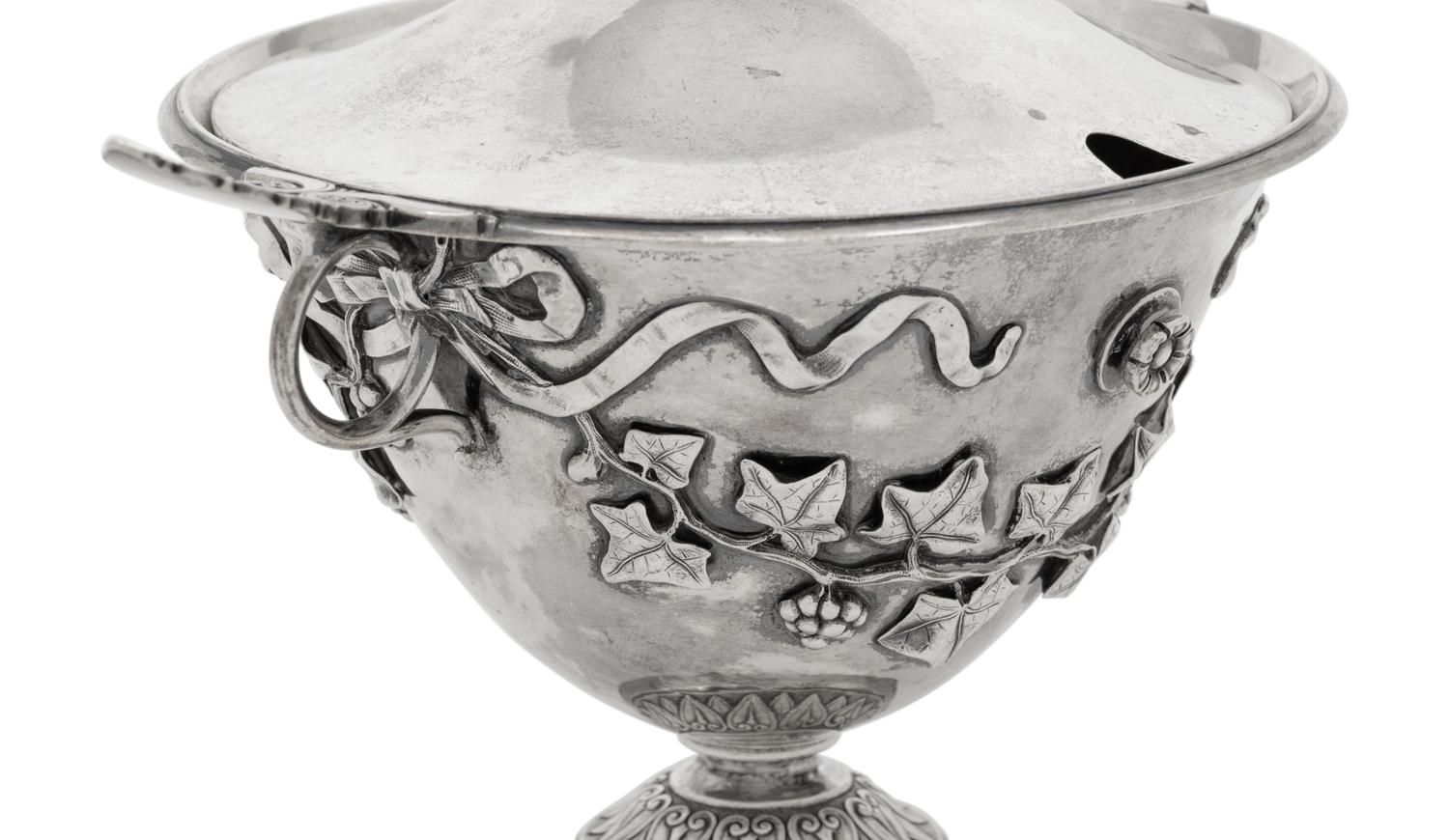 A Danish Silver Sauce Tureen