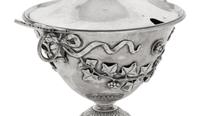 A Danish Silver Sauce Tureen