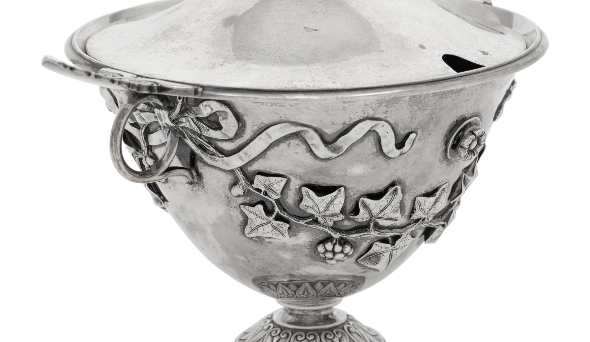 A Danish Silver Sauce Tureen