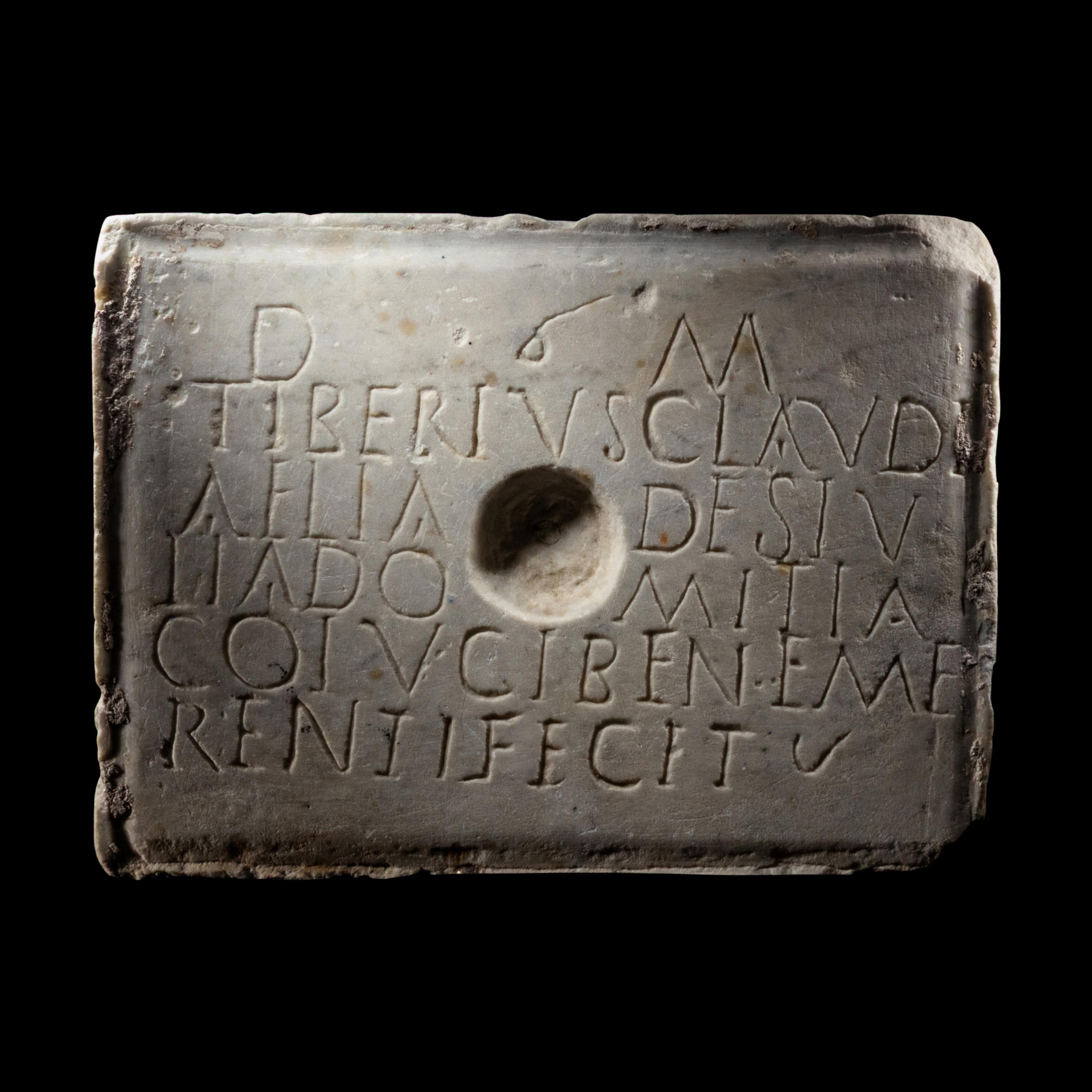 A Roman Marble Funerary Altar