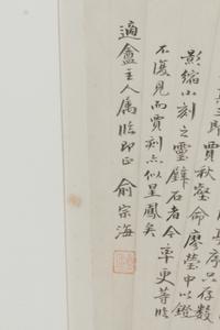 Hu Yun, Feng Wenwei (1841-1896), Shen Wei (1862-1945), Yu Zonghai (1847-1930), Changtai and Qian Enqi (1831-1873)