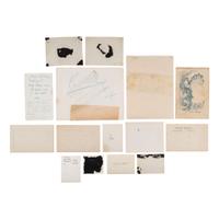 [EARLY PHOTOGRAPHY - RECORDING & LISTENING DEVICES]. A collection of 100+ photographs and advertisements mostly featuring subjects with Edison phonographs and other listening and recording devices, including: